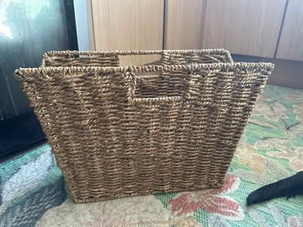 Photo of free Wicker magazine rack caddy (Newton CO10) #1
