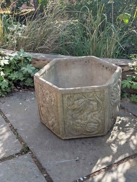 Photo of free Cast concrete planter (Bishop's Castle SY9) #1