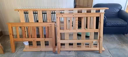 Photo of free Pine single bed and mattress (Great Wolford CV36) #1