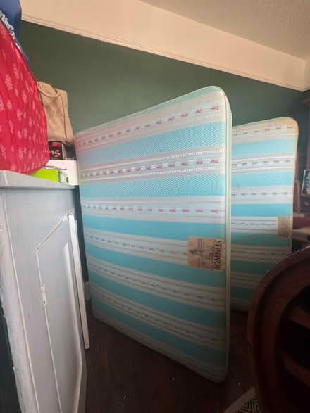 Photo of free Double divan bed no mattress (Blindley Heath) #1