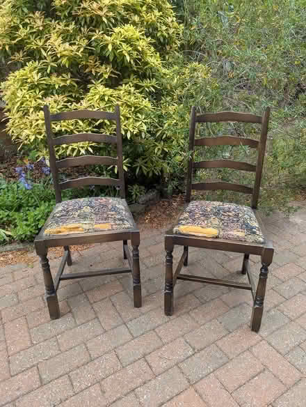 Photo of free Two ladder-back chairs (M20 West Didsbury) #1