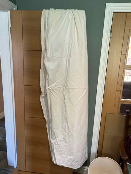 Photo of free Cream long curtains (Chiswell Green) #1