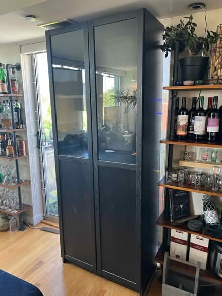 Photo of free Black Ikea display case (Meridian Hill park) #1