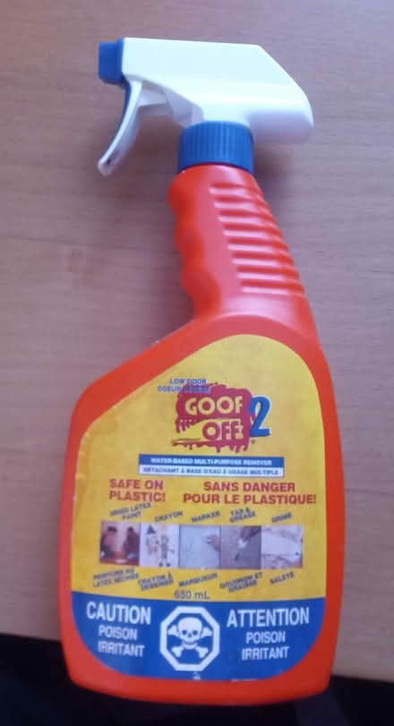 Photo of free spray bottle of Goof-Off (Britannia) #1