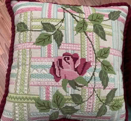 Photo of free Vintage embroidered cushions (Gardena) #2