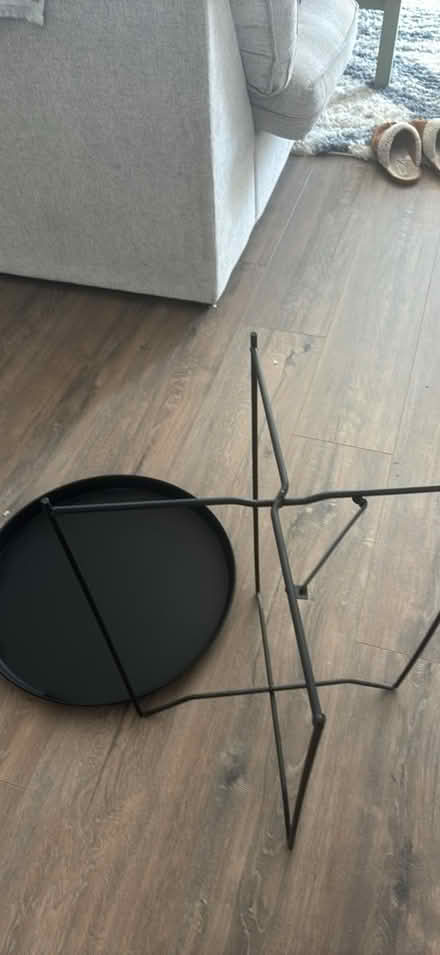 Photo of free Small metal side table (L8) #2