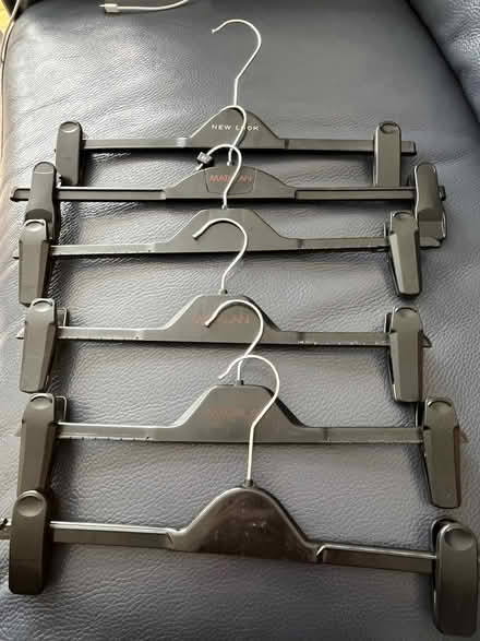 Photo of free 6 Trouser / Skirt hangers (New Eltham SE9) #1