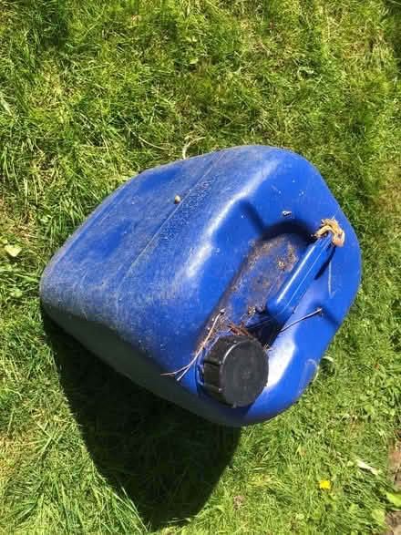 Photo of free Blue liquid container (20l?) (Dereham Rd area NR2) #1