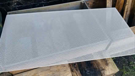 Photo of free White metal coated mesh panels (Ealing W5) #4