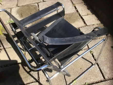 Photo of free Wassily replica leather and chrome armchair. (Alderley Edge SK9) #2