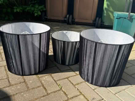 Photo of free Matching black lamp shades (South Park, Reigate) #1