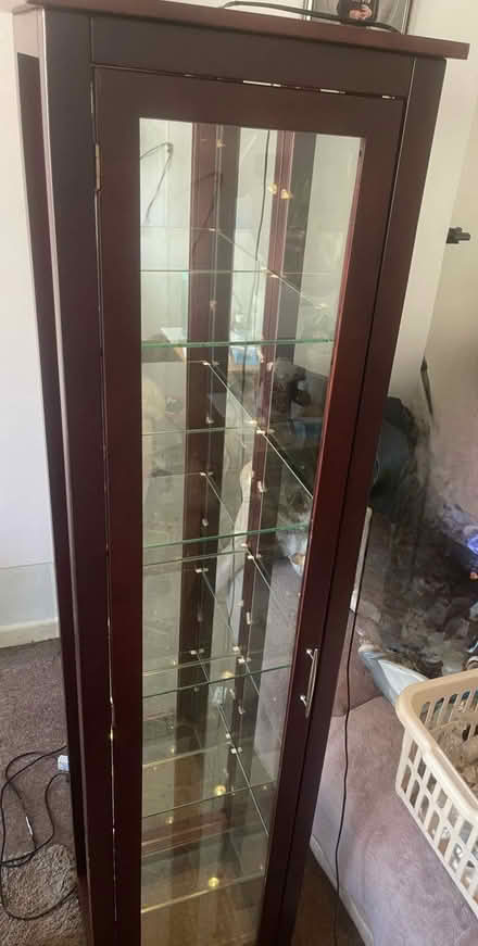 Photo of free 2 Tall Glass Cabinets (Staple Hill Bristol) #2