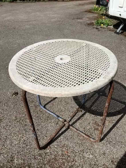 Photo of free Old Garden Table (Clapham MK41) #1