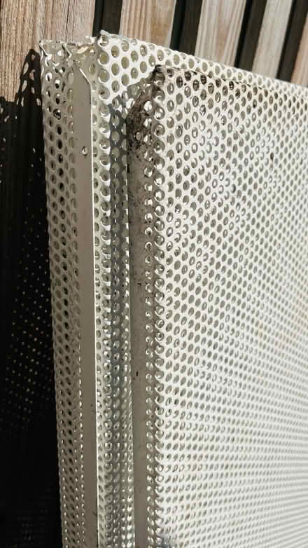 Photo of free White metal coated mesh panels (Ealing W5) #2