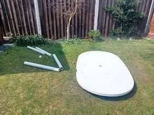 Photo of free White plastic garden table (New Catton NR3) #1