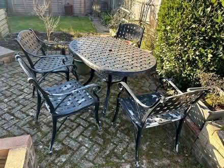 Photo of free Garden table and 4 chairs (Bearsted ME14) #1