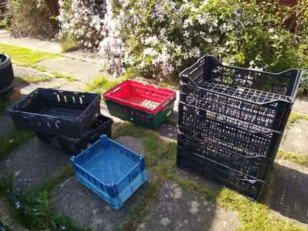 Photo of free Various stackable crates (Covingham SN3) #1