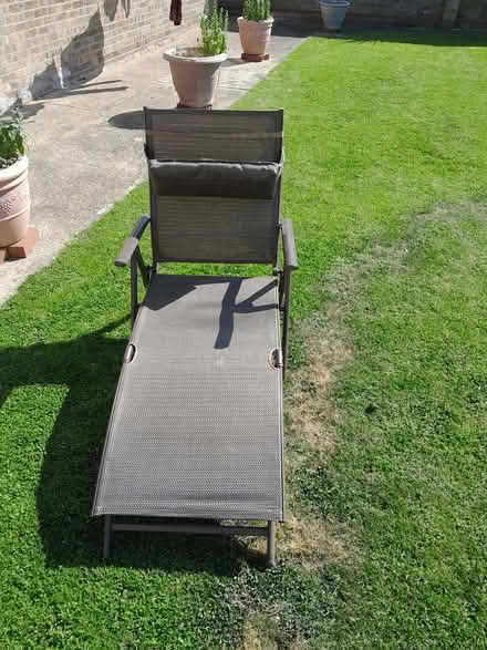 Photo of free sun lounger (March PE15) #1