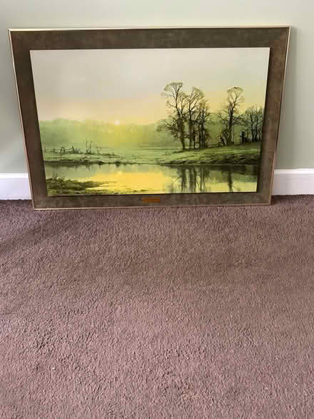 Photo of free Landscape painting gold surround (Ballinteer) #1
