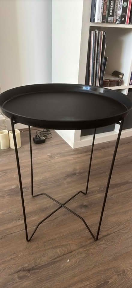 Photo of free Small metal side table (L8) #3