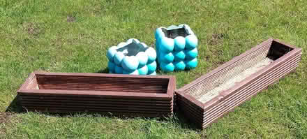 Photo of free Wooden Plant Troughs (Atherstone) #1