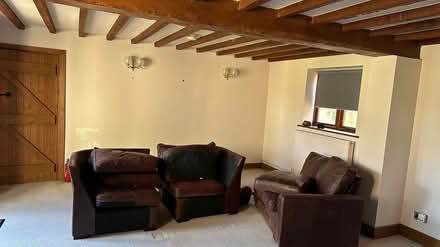 Photo of free 5 Piece Raw Leather Sofa (DE56) #1