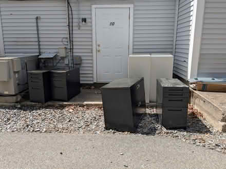 Photo of free 6 file cabinets- scrap metal? (Westford rt 110) #1