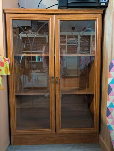 Photo of free Cupboard with glass doors (Keighley, BD20) #1
