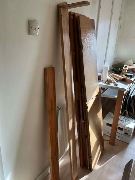 Photo of free Pieces of wooden shelving (Slack Lane DE22) #2