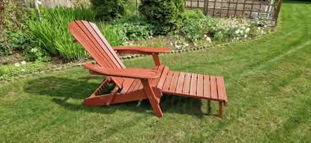 Photo of free Wooden garden chair (Blairgowrie) #1