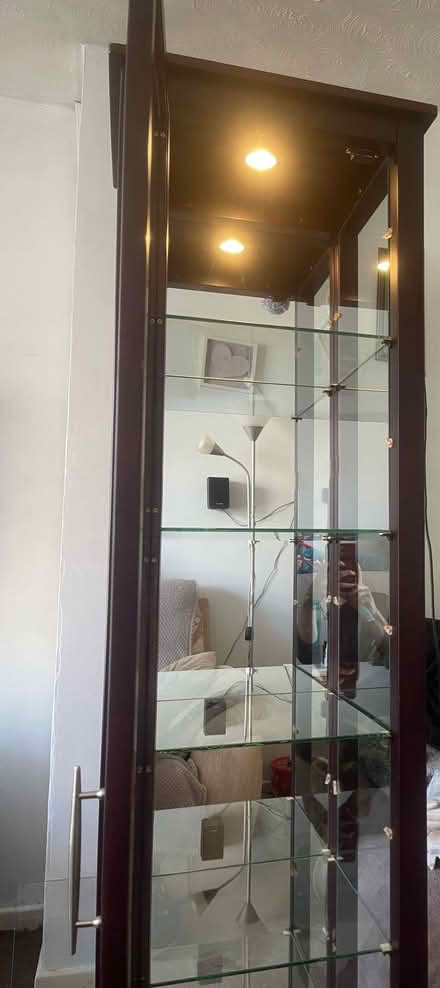 Photo of free 2 Tall Glass Cabinets (Staple Hill Bristol) #1