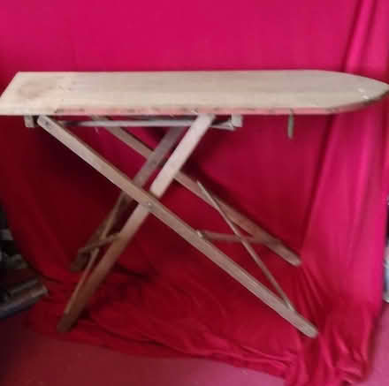 Photo of free vintage wooden ironing board (West Marina TN38) #1