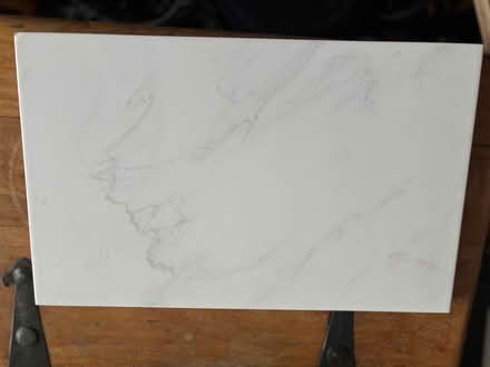 Photo of free 2 x white Floor tiles - New (Lemsford AL8) #1