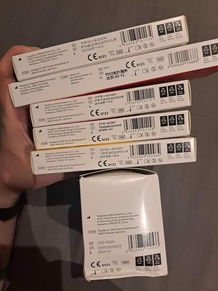 Photo of free Test kits Newfoundland EXPIRED (TW19 5NT) #2