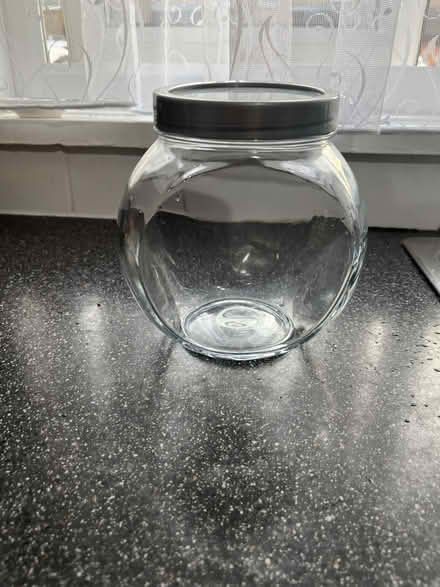 Photo of free Glass cookie jar (Orton Malborne) #1
