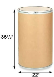 Photo of free Tall 55 gal fiber drum with lock (concord 94520) #3