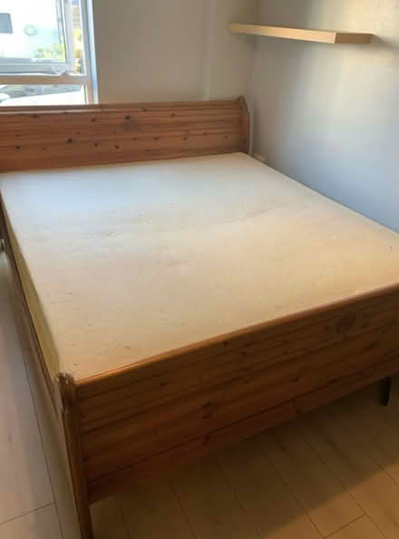 Photo of free Super King Bed + Mattress (Wandsworth) #1