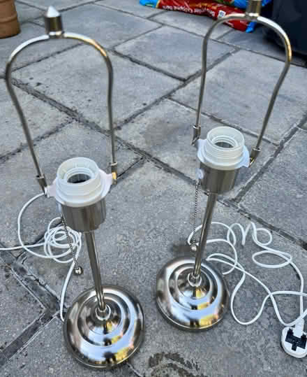 Photo of free Pair IKEA table lamps (No Shades) (Burgess Hill) #1