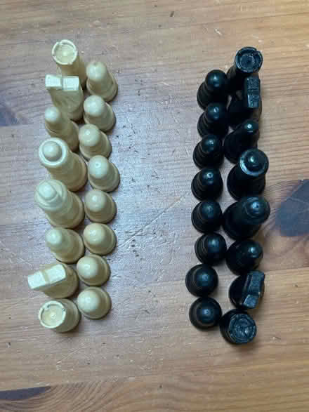 Photo of free Wooden chess pieces- complete set (Shenley Fields B29) #1
