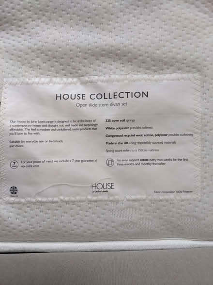 Photo of free Double divan bed, mattress & headboard (City Centre NR2) #3