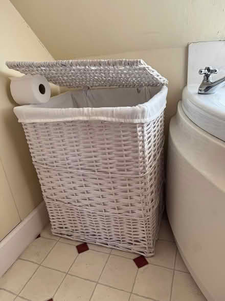 Photo of free Wickerwork Laundry Basket (East Hoathly) #1