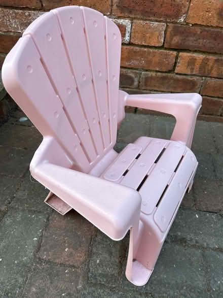Photo of free Small toddler garden chair (Newthorpe) #2