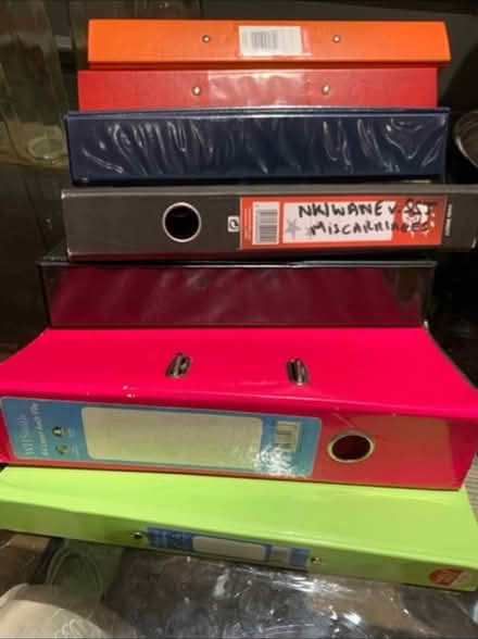 Photo of free Assorted Binders (Walthamstow E17) #2
