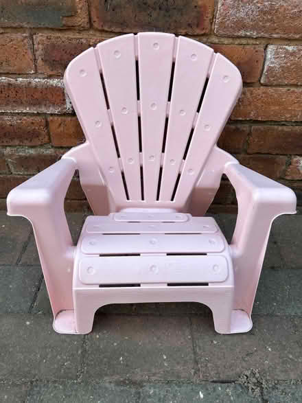 Photo of free Small toddler garden chair (Newthorpe) #1