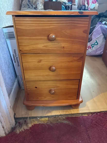 Photo of free Wooden bedside drawers (Portobello EH15) #1