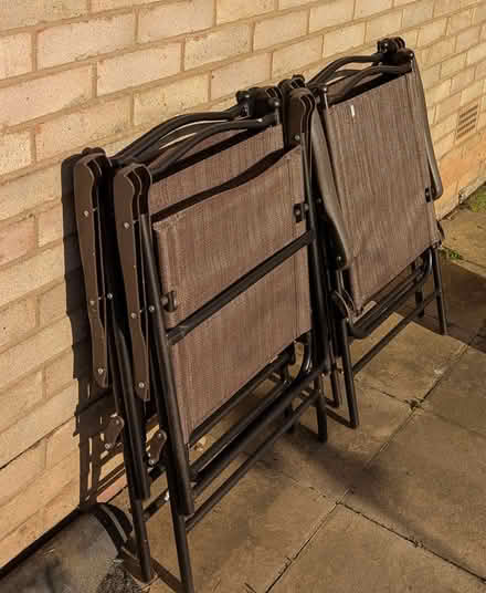Photo of free Folding garden chairs (Bridlington YO16) #1