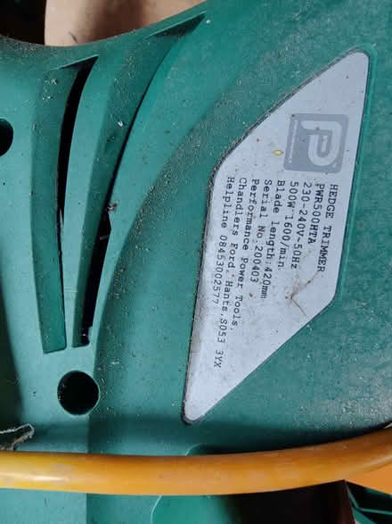 Photo of free corded hedge trimmer (Kentwood RG31) #3