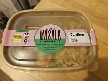 Photo of free Chana masala meal (N8 Wood Green) #1