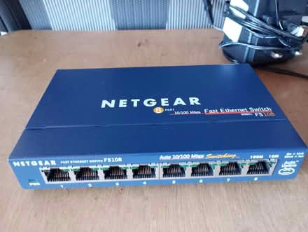 Photo of free Netgear FS108 8-Port Network Switch (Royston SG8) #1