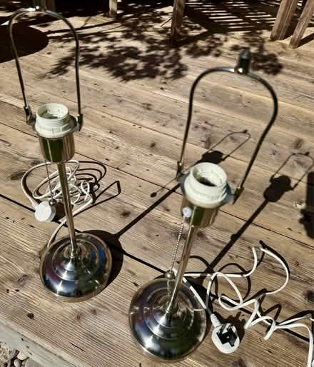 Photo of free Pair IKEA table lamps (No Shades) (Burgess Hill) #3